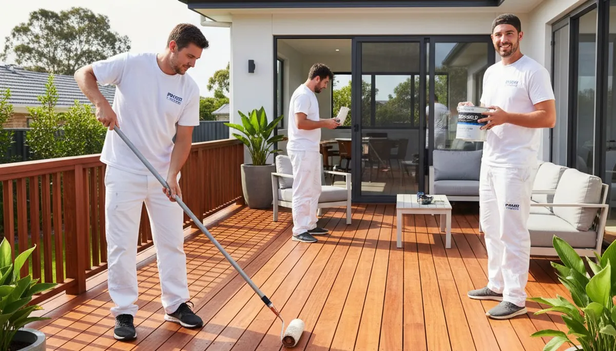 Deck painting in Albany, NY by Albany Paint Pros for durable, weather-resistant protection