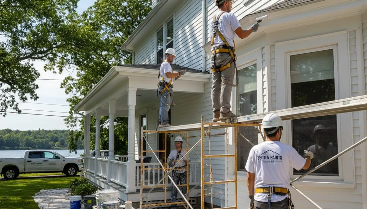 Painting contractor in Albany, NY providing professional interior and exterior painting services